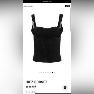 I.AM.GIA IDEZ CORSET BLACK